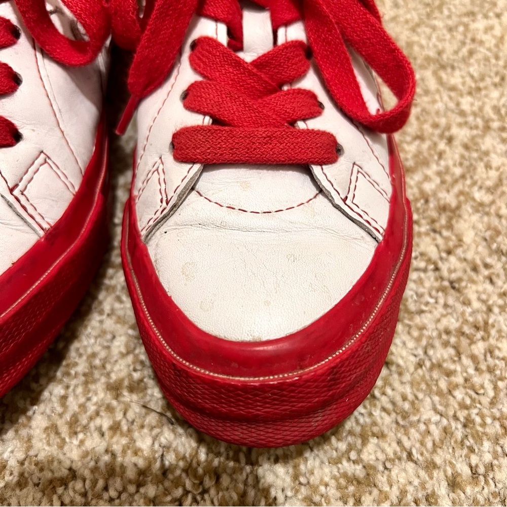 Converse One Star OX x Golf Le Fleur Sneakers Racing Red 2019 164026C M 7/ W 9 - Picture 6 of 15